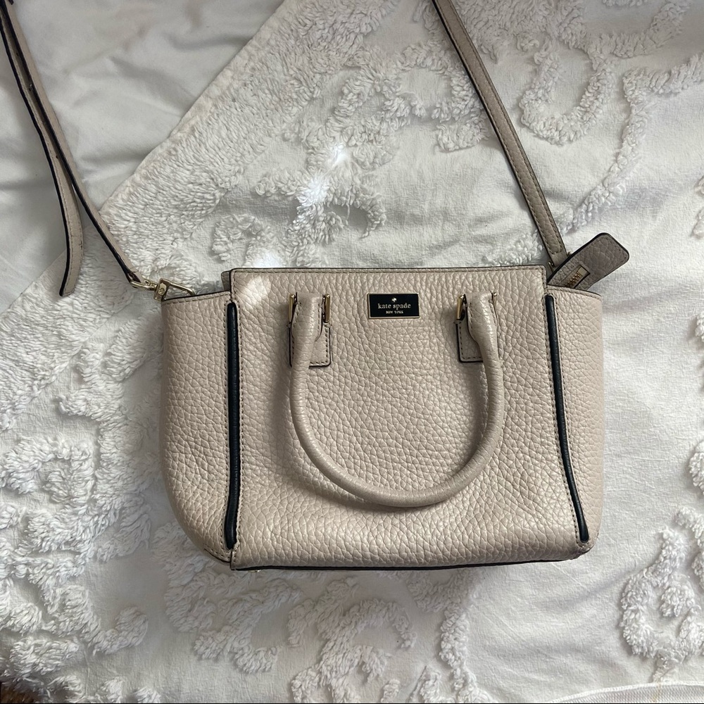 Tan kate spade cross body purse